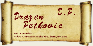 Dražen Petković vizit kartica